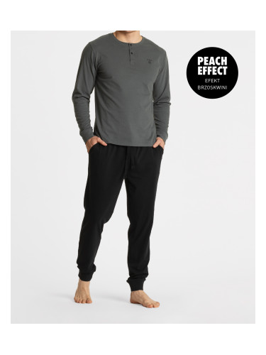 Men's pyjamas ATLANTIC - black/khaki