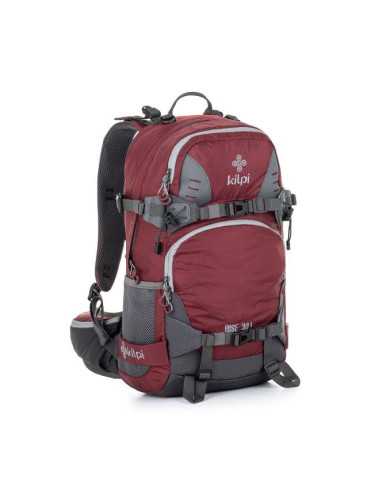 Ski touring and freeride backpack Kilpi RISE-U dark red
