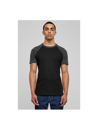 Raglan contrasting t-shirt blk/cha