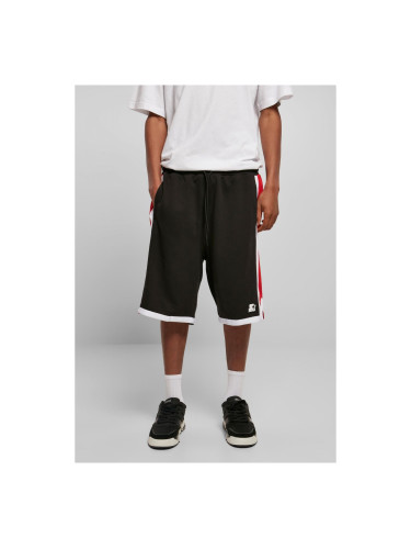 Men's Starter Black Label Shorts - Black/Red/White