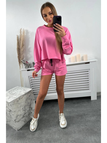 Complete blouse + shorts light pink