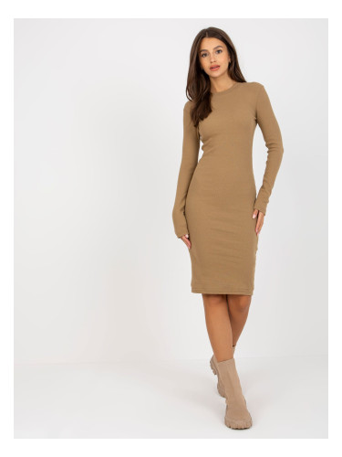 Dress-EM-SK-672.04P-dark beige