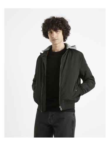 Celio Cujameshoo Hooded Bomber Jacket - Men