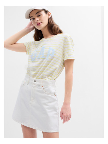 GAP Striped T-shirt with logo - Women's