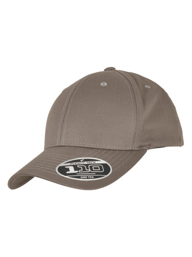 Flexfit 110 Curved Visor Snapback Grey