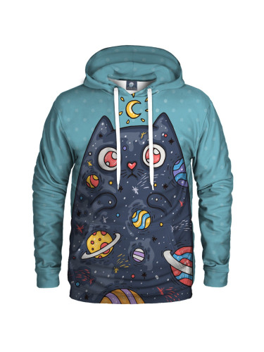 Aloha From Deer Unisex's Space Cat Hoodie H-K AFD351