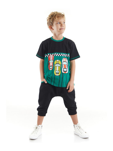 mshb&g Finish Boy's T-shirt Capri Shorts Set
