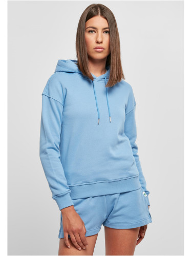 Women's Organic Hoodie Horizontal Blue