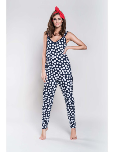 Mirabella women's jumpsuit with wide straps, long trousers - print