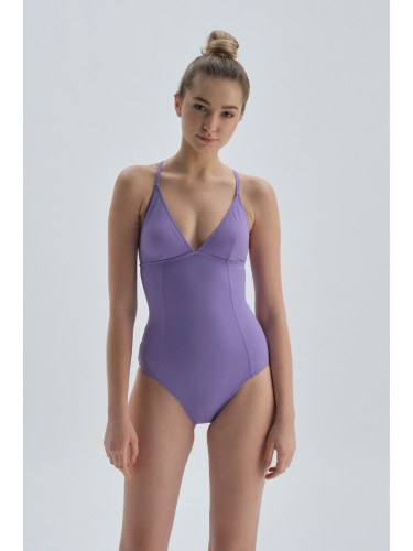 Dagi Lilac Covered Triangle Swimsuit