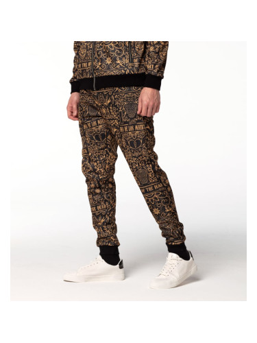 Mr. GUGU & Miss GO Man's Day Of Dead Track Pants PNS-W-548 1359