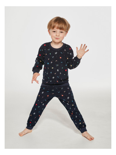 Pyjamas Cornette Kids Boy 761/143 Cosmos length 86-128 navy blue