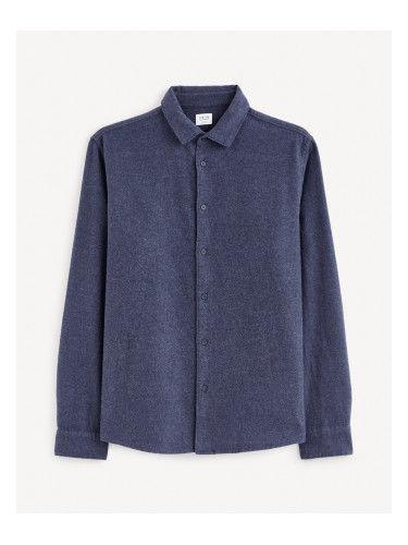 Celio Regular Fanel Shirt - Mens