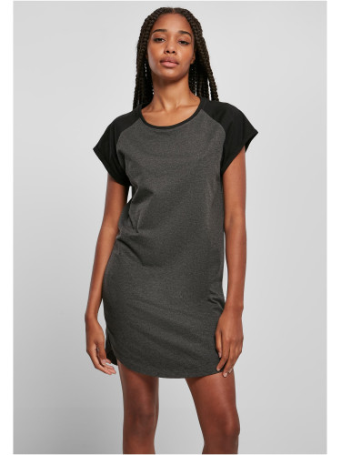 Women's dress Raglan Tee gray/black