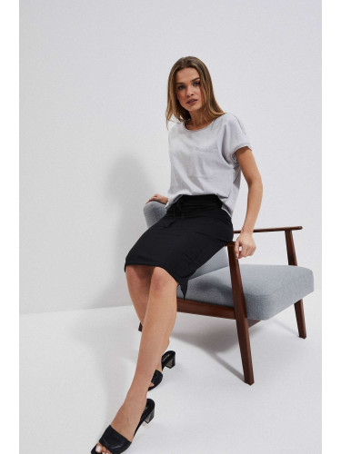 Marisse Sweatshirt Skirt Z-Sc-3617 Black