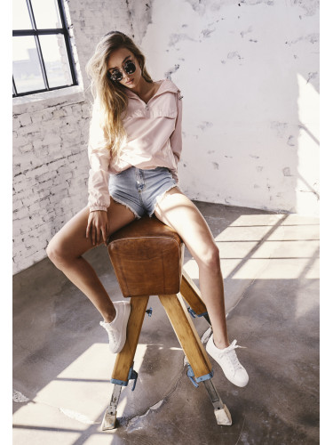 Women's denim panties blue bleached