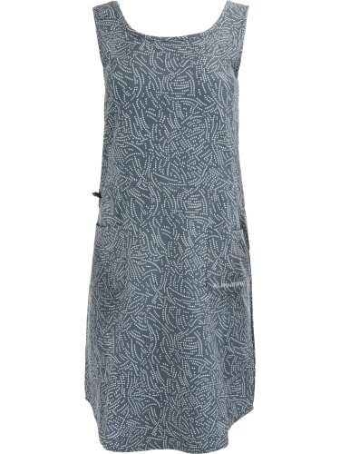 Women's grey patterned dress ALPINE PRO Cyphera
