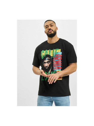 Tupac California Love Retro Oversize T-Shirt Black