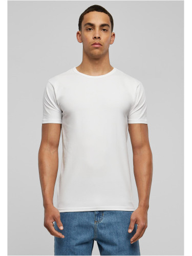 Fitted stretch T-shirt white