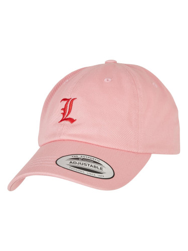 Letter Pink Low Profile Cap L