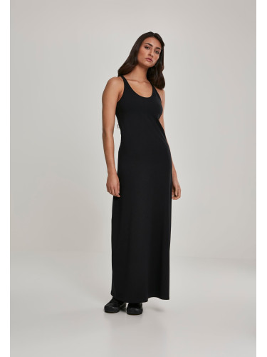 Women's Long Dress Racer Back Dress Black