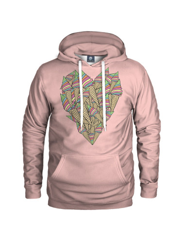 Aloha From Deer Unisex's Ice-Cream Heart Hoodie H-K AFD081