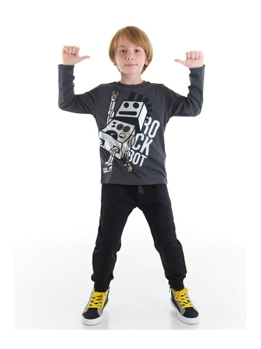 mshb&g Rock Robot Boys T-shirt and Pants Set
