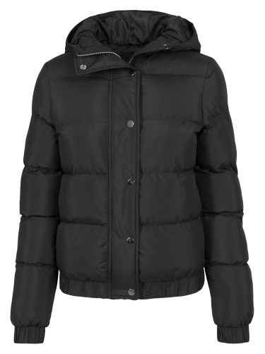 Women's Puffer Hooded Jacket Black