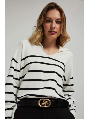 Marisse Black Belt With A Decorative Snake-Shaped Buckle