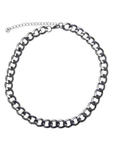 Large Chain Necklace - Silver Color