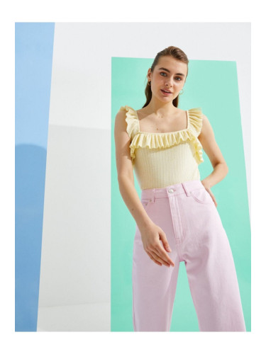 Koton Ruffled Undershirt Cotton