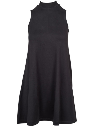 Women's turtleneck dress in black