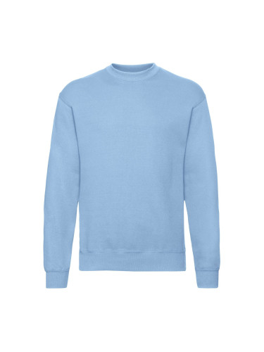 Men's Blue Sweatshirt Set-in Sweat Fruit of the Loom