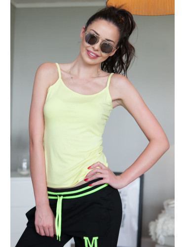 Yellow top with thin straps