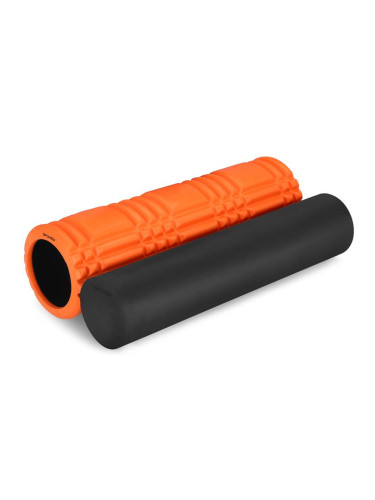 Spokey MIX ROLL fitness massage roller 2in1, orange-black