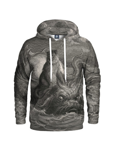 Aloha From Deer Unisex's Dore Series - Monkey On A Dolphin Hoodie H-K AFD494