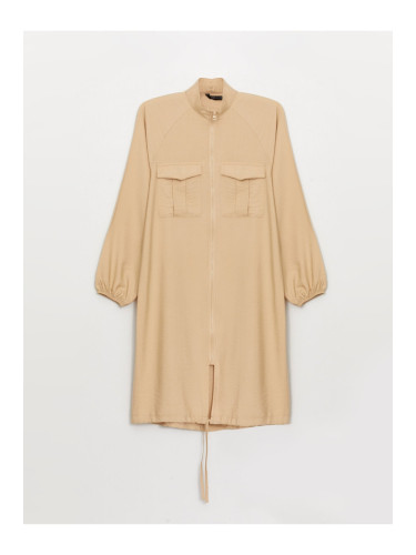 LC Waikiki Women's High Neck Straight Long Sleeve Tunic