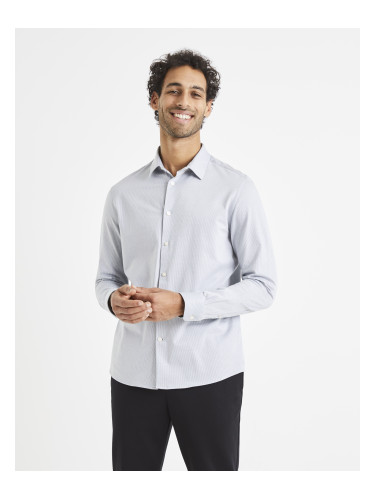 Celio Cotton Shirt Vactive slim - Men's