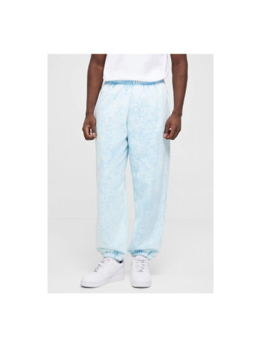 Towel washed sweatpants balticblue