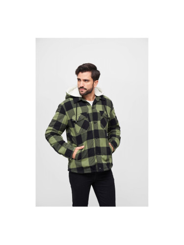 Lumberjacket Hooded black/olive