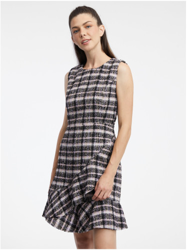 Orsay Pink & Black Women's Tweed Dress - Women's