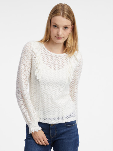 Orsay White Women's Patterned Blouse - Women's