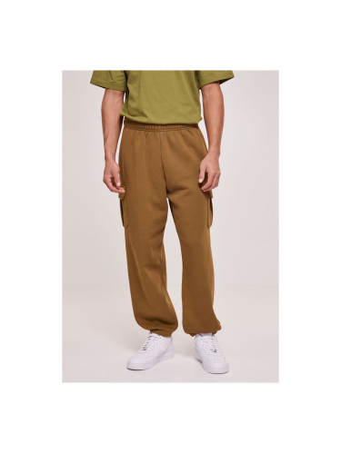 Acid Washed Cargo Summer Sweatpants - Olive