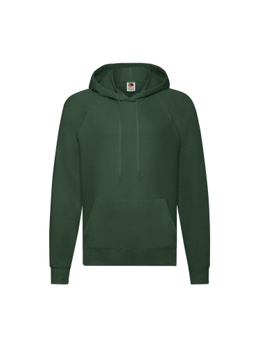 Zielona bluza męska z kapturem Lightweight Hooded Sweat Fruit of the Loom