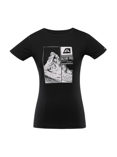 Women's quick-drying T-shirt ALPINE PRO MONENA black variant pa