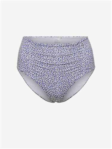 White and Blue Floral Bottoms ONLY Ella Swimsuit - Women