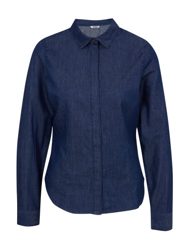 Orsay Navy Blue Women's Denim Shirt - Women's