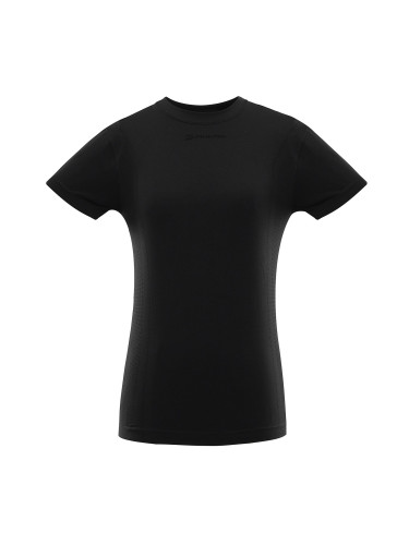 Women's underwear - ALPINE PRO BAMBA black T-shirt