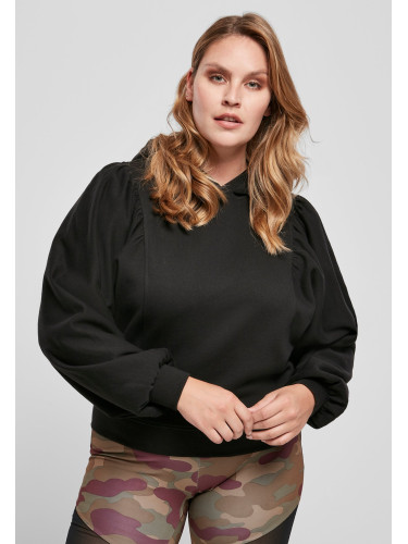 Women's Organic Gathering Batwing Hoody Black