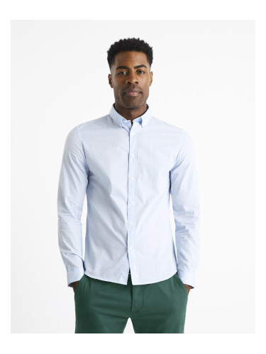 Celio Polka Dot Shirt Caop - Men's
